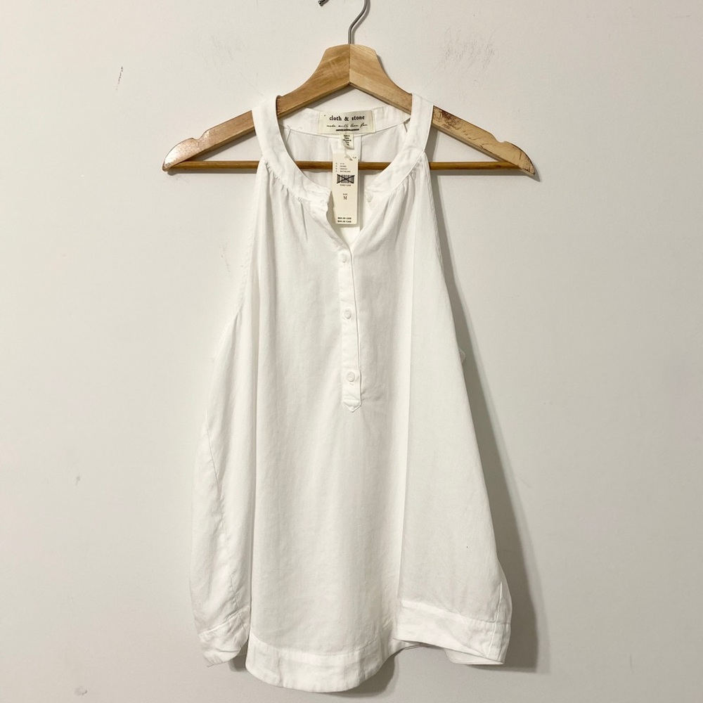 NWT Anthropologie Cloth & Stone blouse Size M